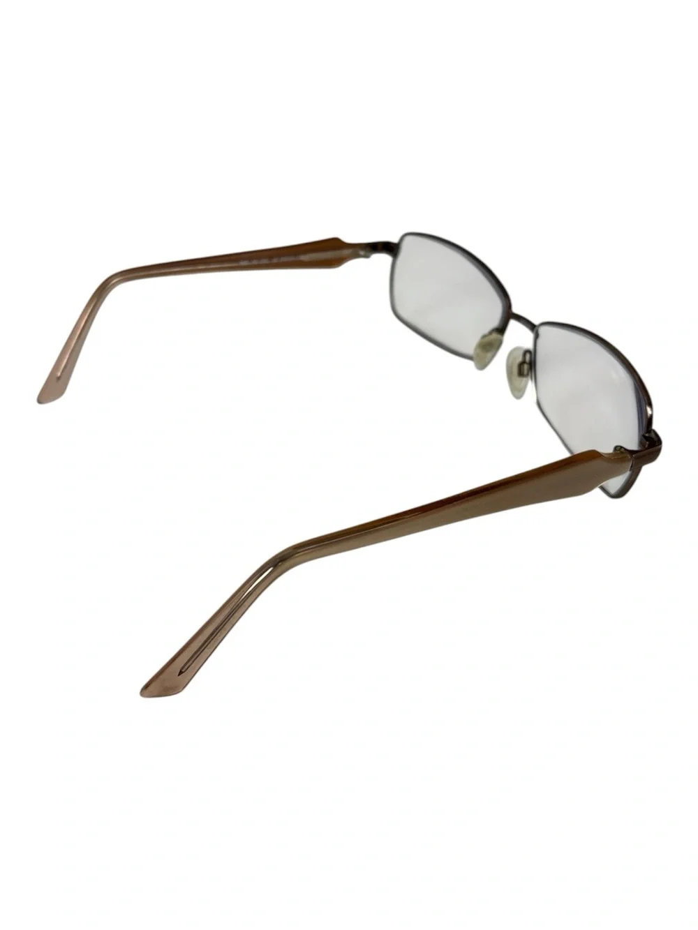 RS/Steffani Rectangular Brown Metal Rim Glasses RSS 03 COL 10 57X15-135